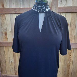 Michael Kors knit short sleeve top SMALL